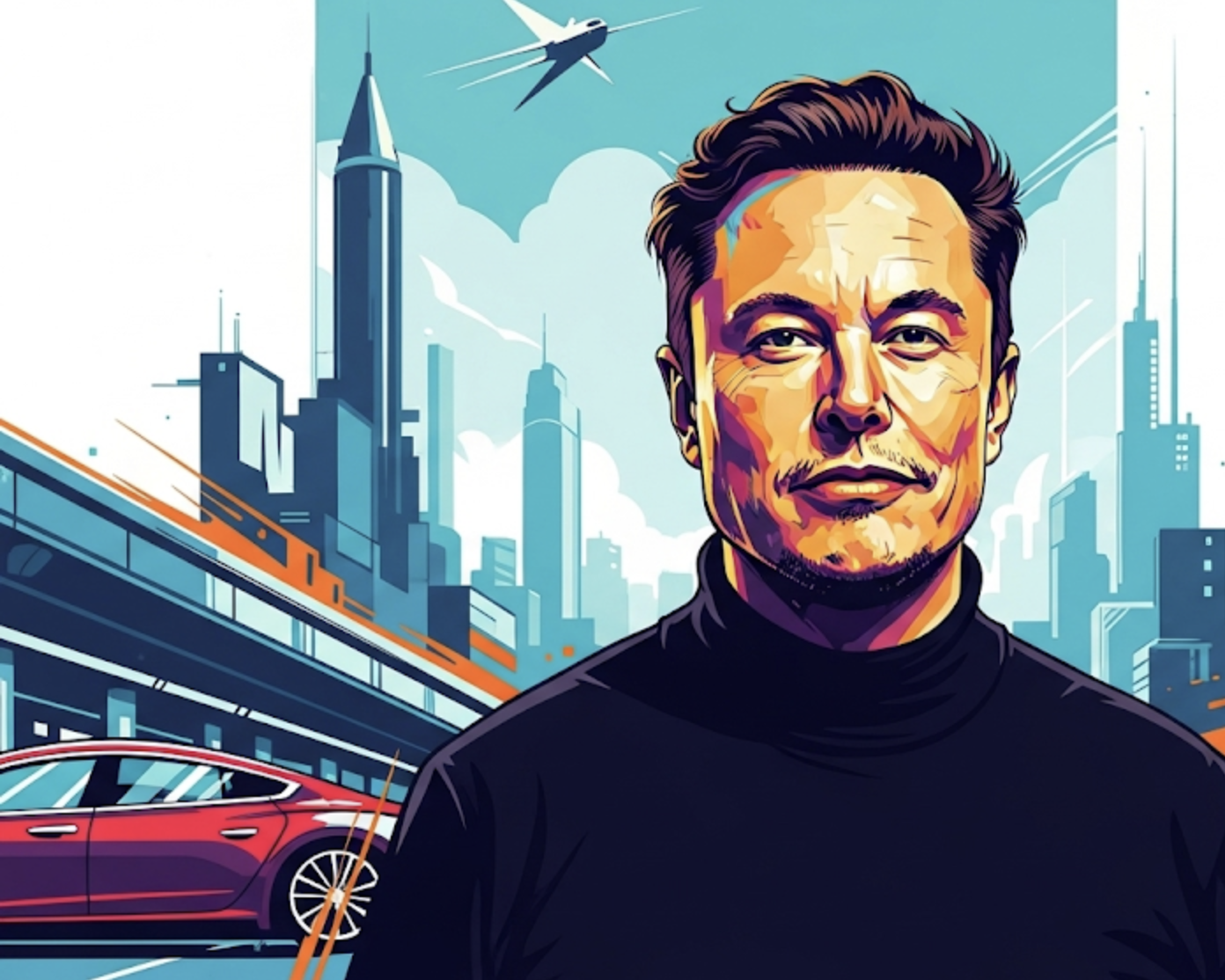 Elon Musk Ai generated image